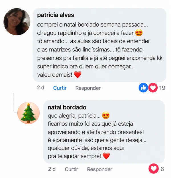 Comentário de cliente