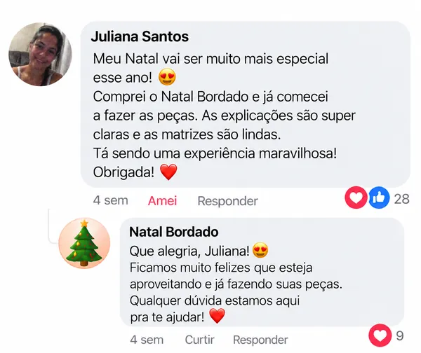 Comentário de cliente